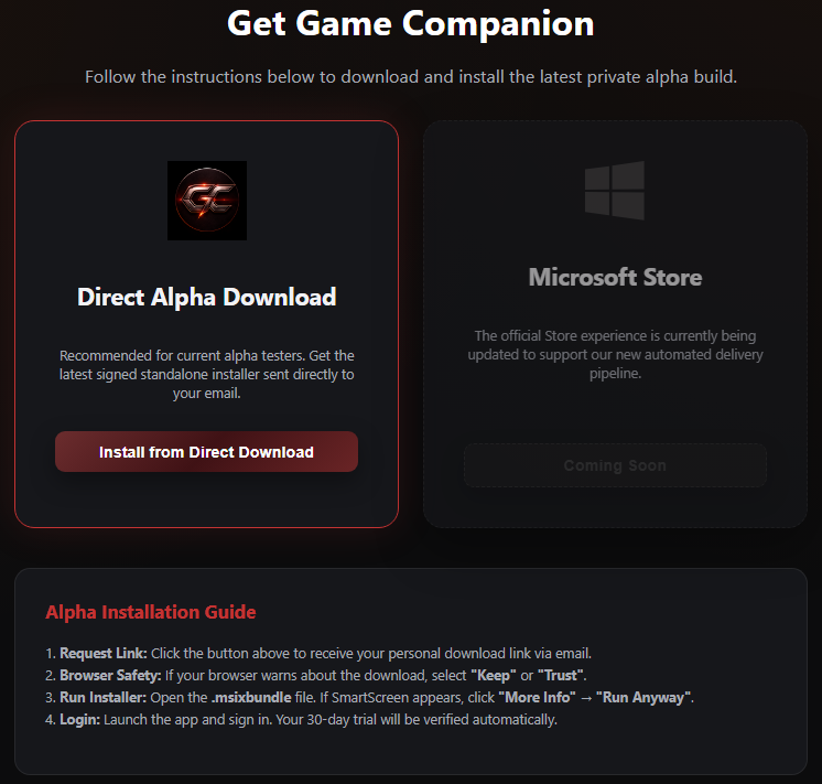 Game Companion Installer